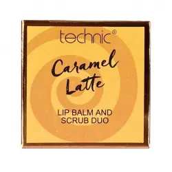 Technic Cosmetics - Dúo de bálsamo y exfoliante de labios - Caramel Latte