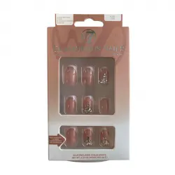 W7 - Uñas postizas Glamorous Nails - Iced Tea