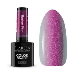 Claresa - Esmalte semipermanente Soak off - Ilusion Pink