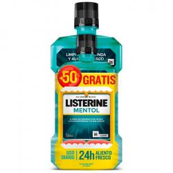 Listerine - Enjuague bucal Mentol 500ml + 250ml
