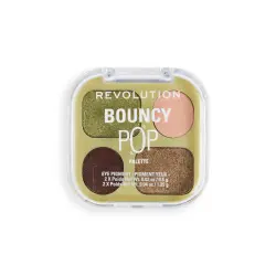 Makeup Revolution - Mini paleta de sombras Bouncy Pop - Evergreen