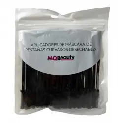 MQBeauty - Aplicadores de máscara de pestañas curvados desechables - 50 uds