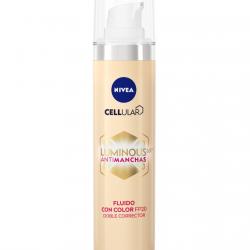 NIVEA - Fluido Con Color Doble Corrector Luminous 630º Antimanchas FP20 Cellular