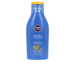 NIVEA - Loción Solar Protege & Hidrata SPF50+ Tamaño Viaje 100 Ml Sun