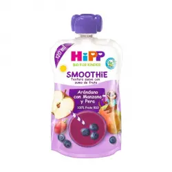 Pouches Smoothies Arándanos/Manzana/Pera 100% Fruta BIO 120 ml