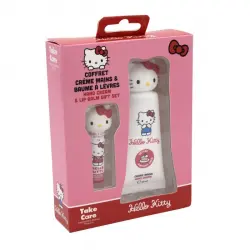 Set Crema de Manos + Lip Balm  Hello Kitty