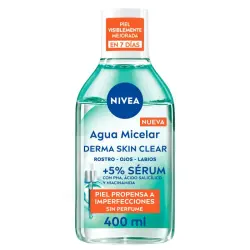 Derma Skin Clear Agua Micelar con Sérum 400 ml