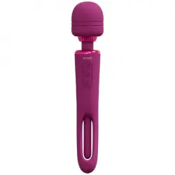 ¡43% DTO! Vive By Shots Kiku Vibrador y Varita de Doble Punta con Innovador Estimulador 243 gr