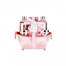 Bon Matin Set de Baño Bañera de Metal Rosa 200 ml