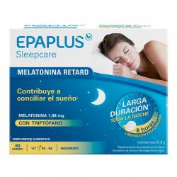 Epaplus - 60 Comprimidos Melatonina Retard 1,98 Mg + Triptofano +Vit B6 + Magnesio