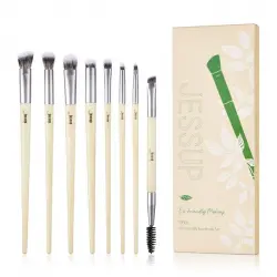 Jessup Beauty - *Eco-Friendly Makeup* - Set de pinceles 8 piezas - T328: Burlywood