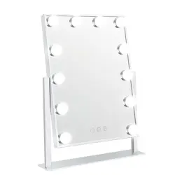 UNIQ - UNIQ New York Mega - Espejo De Maquillaje 12 Bombillas LED - Blanco Espejos 1 pieces