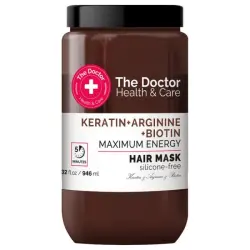 Mascarilla Capilar Maximum Energy con Queratina + Arginina + Biotina 946 ml