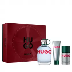 Estuche De Regalo Hugo Man Eau de Toilette 125 ml + Gel De Ducha 50 ml + Desodorante En Barra 75 ml
