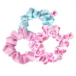 GLOV - *Barbie* - Pack de 3 coleteros scrunchie - Talla S