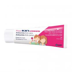 Kin - Gel Dentífrico Fluor Junior Fresa 75 Ml