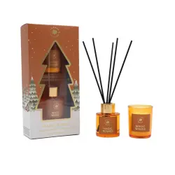 La Casa de los Aromas - *Navidad* - Set mikado + vela - Magic Wishes