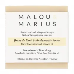 Malou & Marius - Jabón Natural Para Rostro Y Cuerpo Con Flor De Tiaré