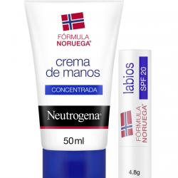 Neutrogena - Pack Crema De Manos + Labial