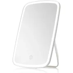 UNIQ - Espejo De Maquillaje Con Luz LED Táctil Ajustable Espejos 1 pieces Blanco