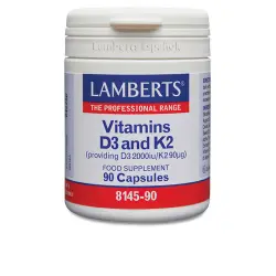 Vitamina D3 1000 Ui y K2 90 µg 90 cápsulas