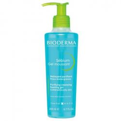 Bioderma - Gel limpiador purificante en dispensador Sébium - Pieles mixtas/grasas