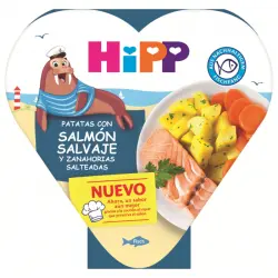 Salmón Salvaje Con Patatas y Zanahorias Salteadas 250 gr