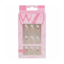 W7 Cosmetics - Uñas postizas Glamorous Nails - Sweet-Heart