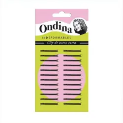 Cartón 24 Miniclips 2.5cm Negros Pinza cabello 1 UN