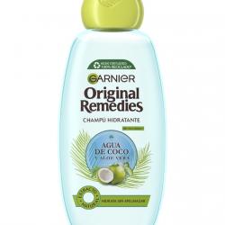Garnier - Champú Hidratante Agua De Coco Y Aloe Vera Original Remedies