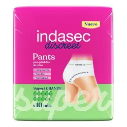 Indasec Discreet Pant Plus Und. Braga Pañal