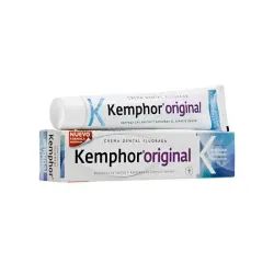 Kemphor Pasta de Dientes Original Fluorada Tubo, 75 ml