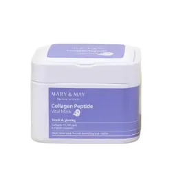 Mary & May - Mascarilla rejuvenedora con colágeno y péptidos - 30ea