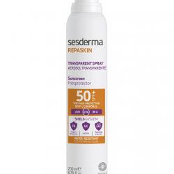 Sesderma - Fotoprotector Repaskin Aerosol Transparente SPF50+ 200 Ml