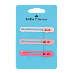 Little Princess Set 3 Pink Clips