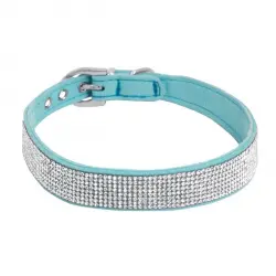 Collar Gargantilla Strass Azul