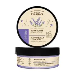 Green Pharmacy - Manteca corporal - Lavanda y aceite de lino