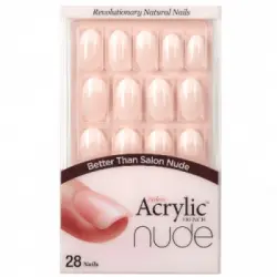 Kiss Kiss Salon Acrylic Nude French Nails Graceful