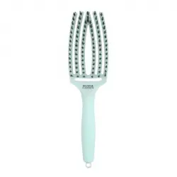 Olivia Garden - *It's a 90's Party* - Cepillo para cabello Fingerbrush Medium - Frizzy Mint