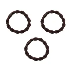 Soho - Gomas Para El Cabello Karoline Gomas para cabello 3 pieces Negro unisex