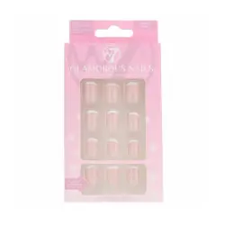 W7 Cosmetics - Uñas postizas Glamorous Nails - French Pearls