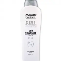 Agrado - Gel y champú uso frecuente familiar - 1250ml