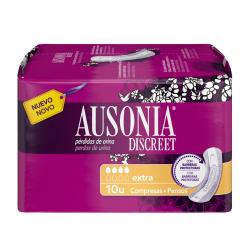 AUSONIA - Compresas Para Pérdidas De Orina Discreet Extra 10 unidades