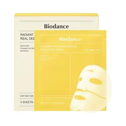 Biodance - Pack de 4 mascarilla faciales - Radiant Vita Niacinamide