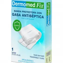 Dermomed Fix - Banda protectora con gasa antiséptica Dermomed Fix.