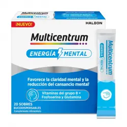 Energía Mental  Multicentrum  Vitaminas y minerales