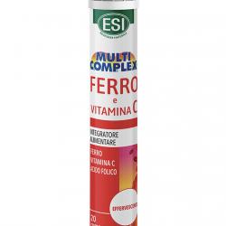 ESI - 20 Comprimidos Vitamina C + Hierro Efervescente