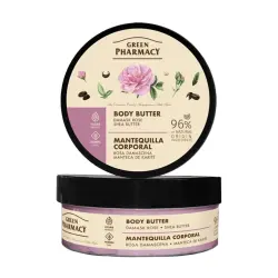 Green Pharmacy - Manteca corporal - Rosa damascena y manteca de karité