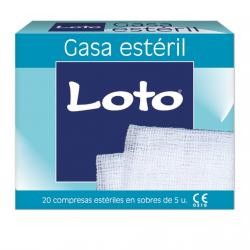 Loto - Gasa Estéril 20 Unidades