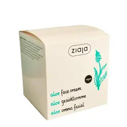 Ziaja - Crema facial Hidratante de Aloe - Piel Seca y Normal